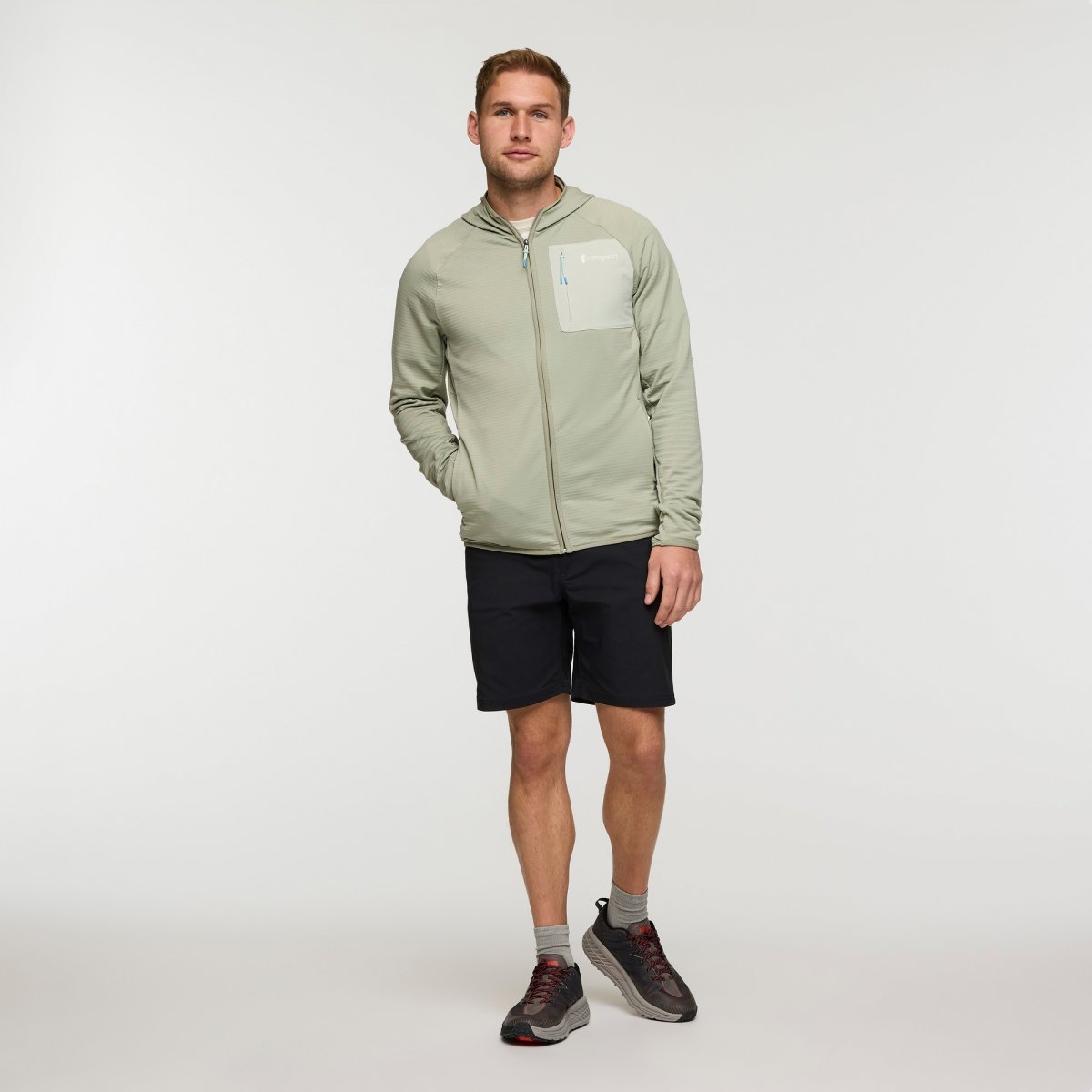 Otero Fleece Full-Zip Hooded Jacket Man