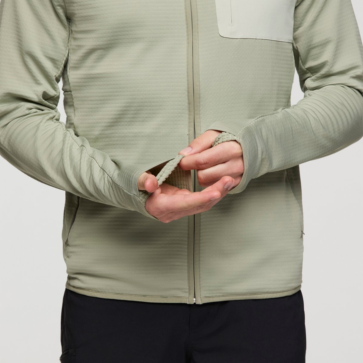 Otero Fleece Full-Zip Hooded Jacket Man