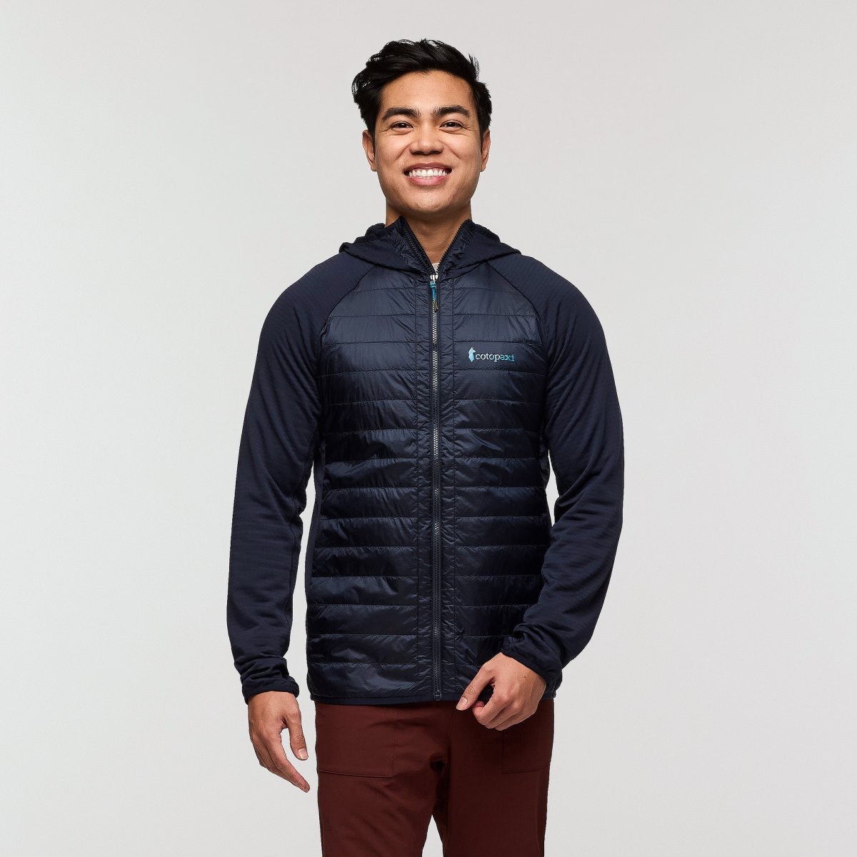 Capa Hybrid Insulated Hooded Jacket Man