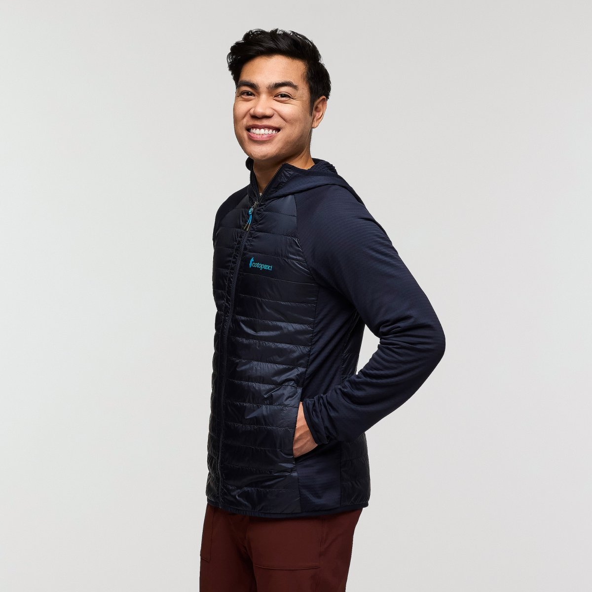 Capa Hybrid Insulated Hooded Jacket Man