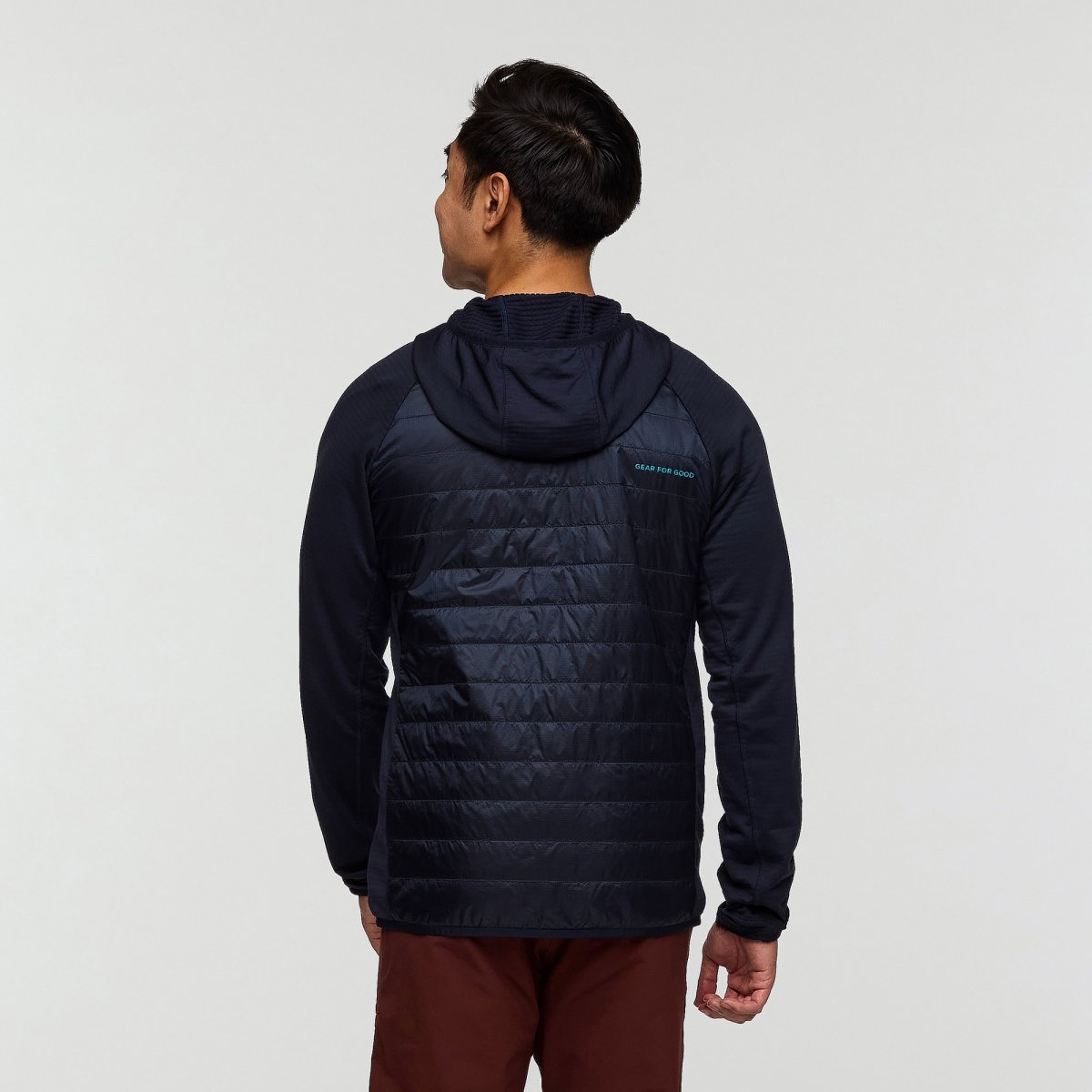 Capa Hybrid Insulated Hooded Jacket Man