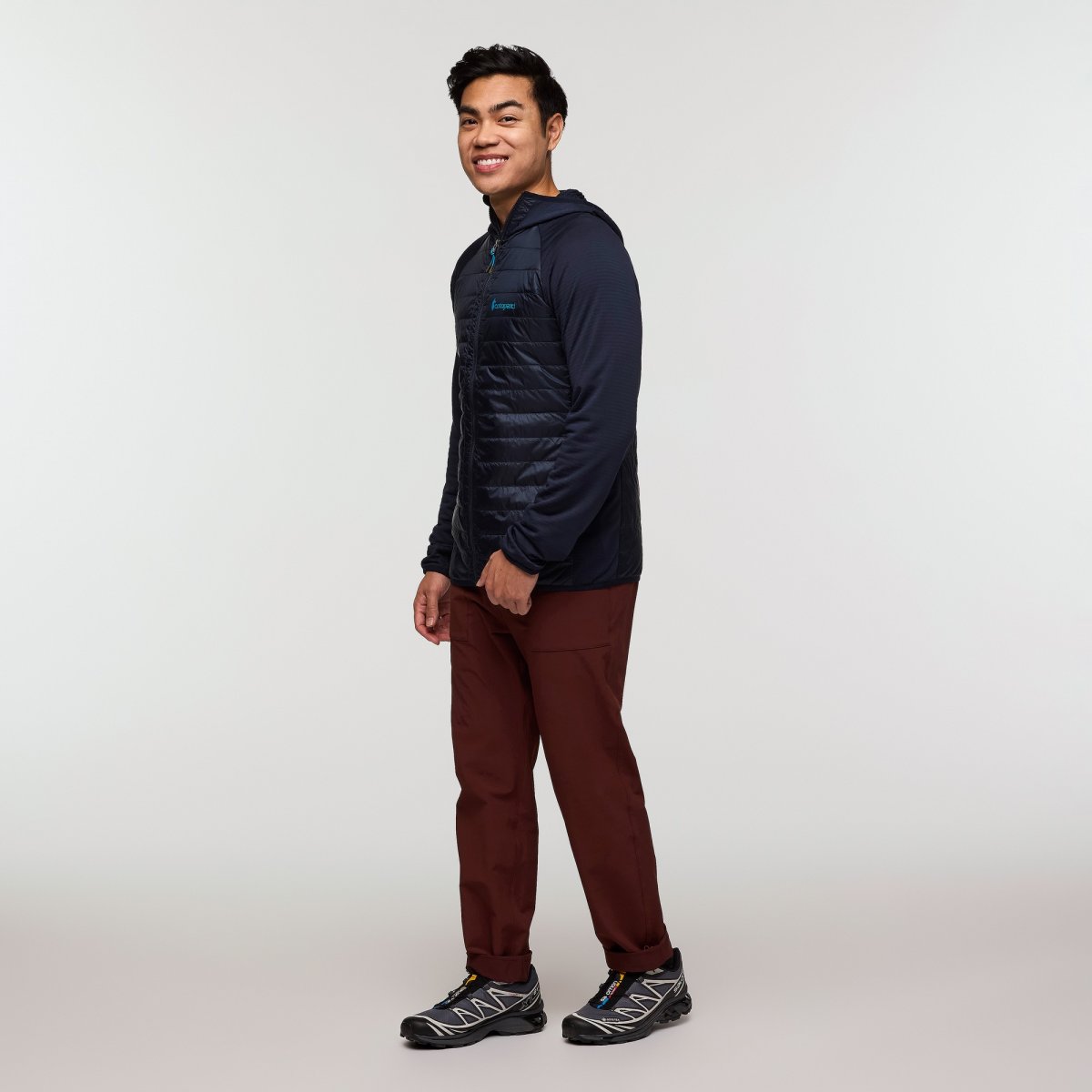Capa Hybrid Insulated Hooded Jacket Man