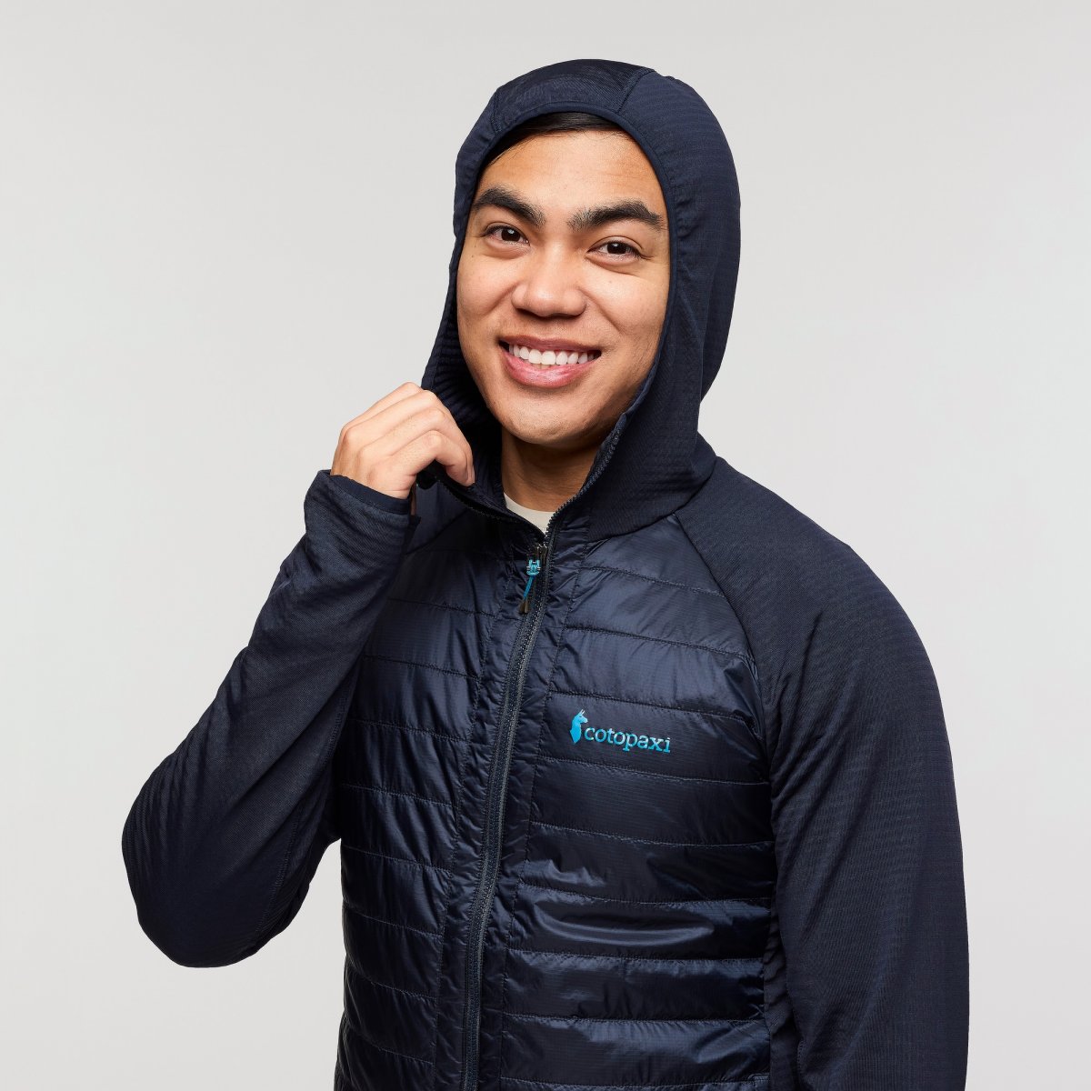 Capa Hybrid Insulated Hooded Jacket Man
