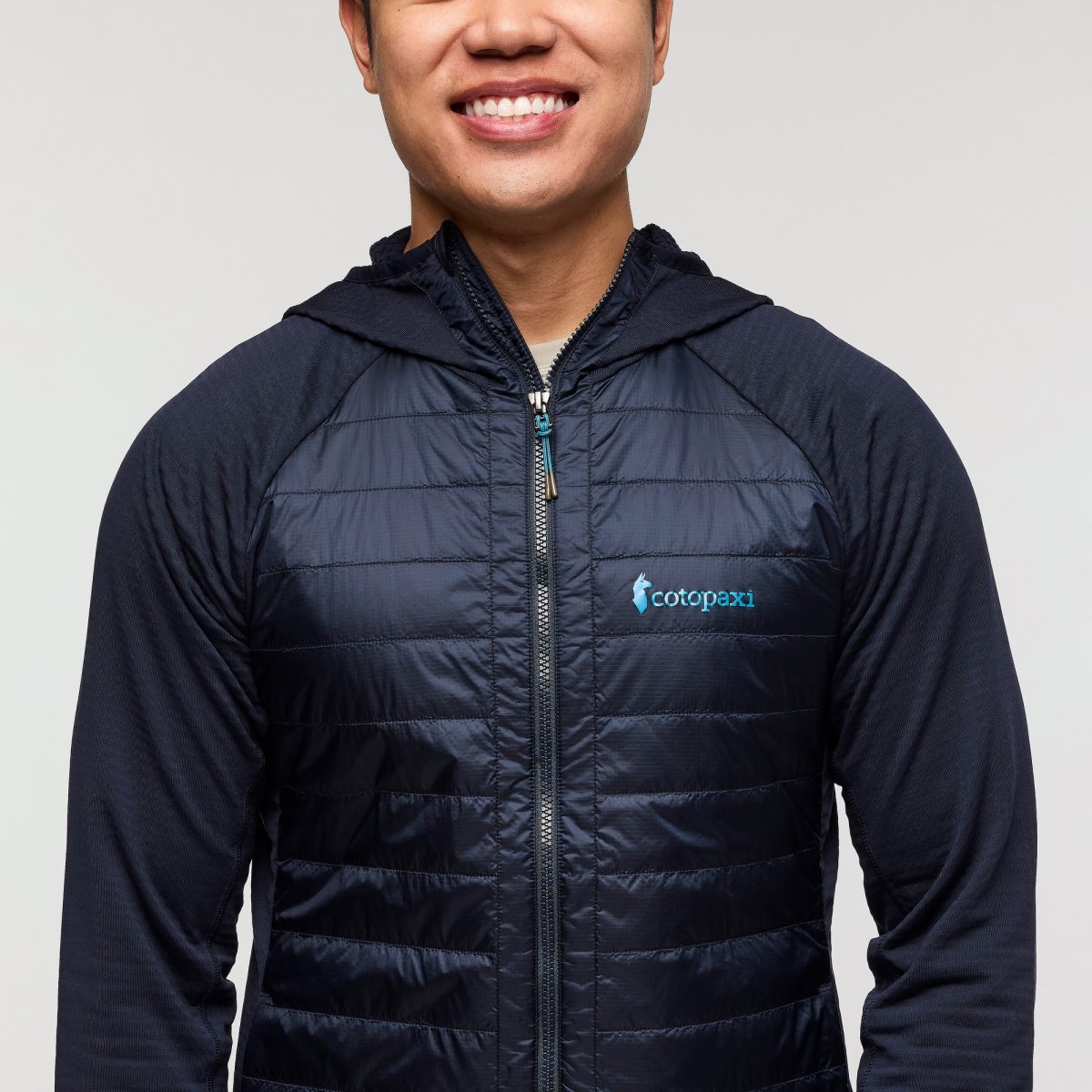 Capa Hybrid Insulated Hooded Jacket Man