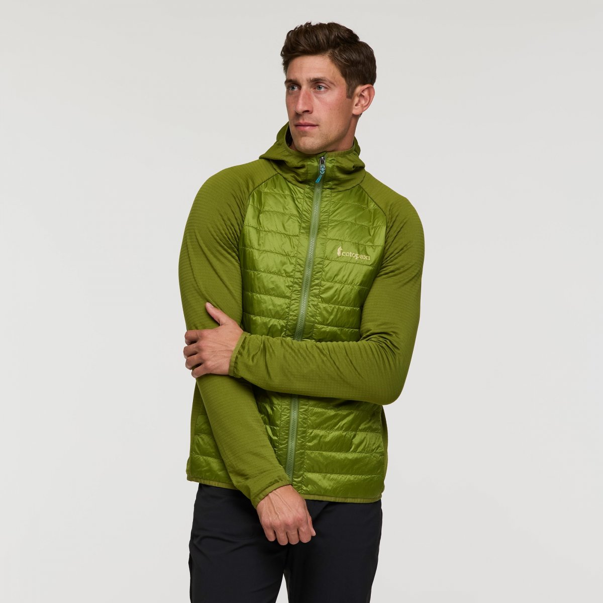 Capa Hybrid Insulated Hooded Jacket Man