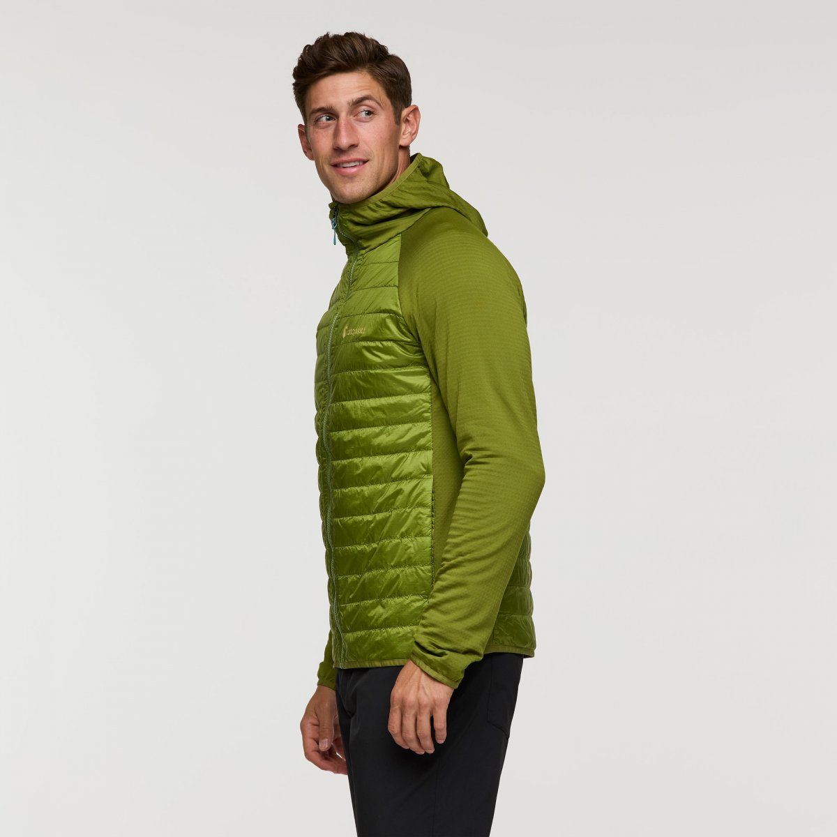 Capa Hybrid Insulated Hooded Jacket Man