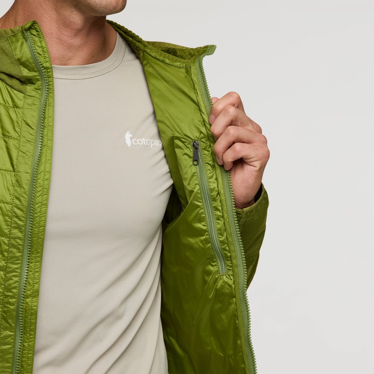 Capa Hybrid Insulated Hooded Jacket Man