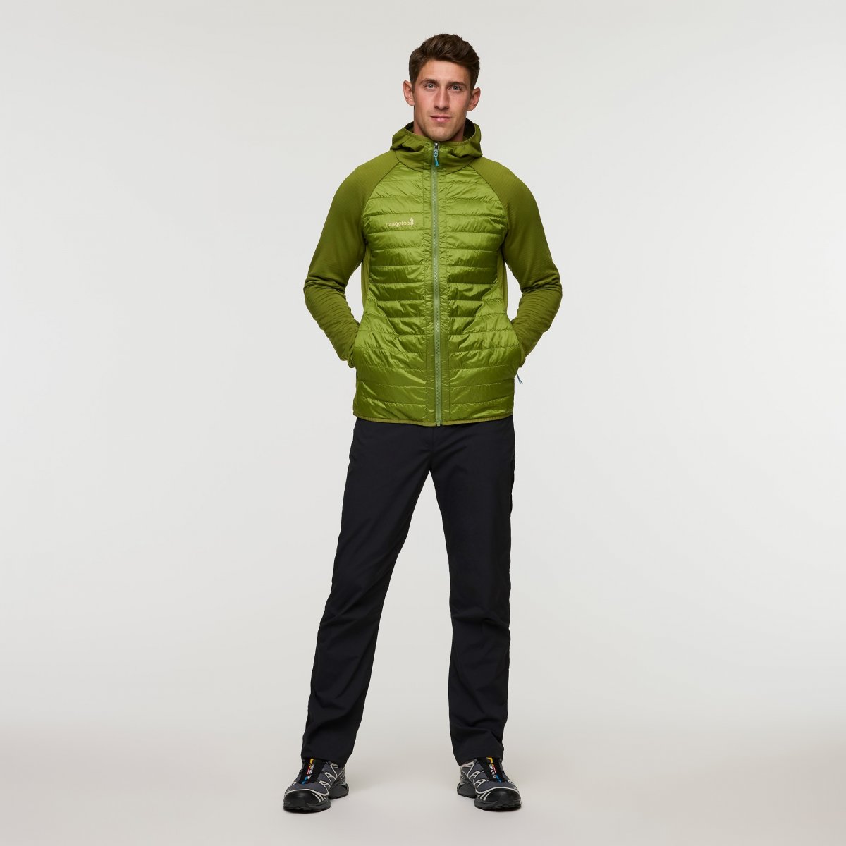 Capa Hybrid Insulated Hooded Jacket Man