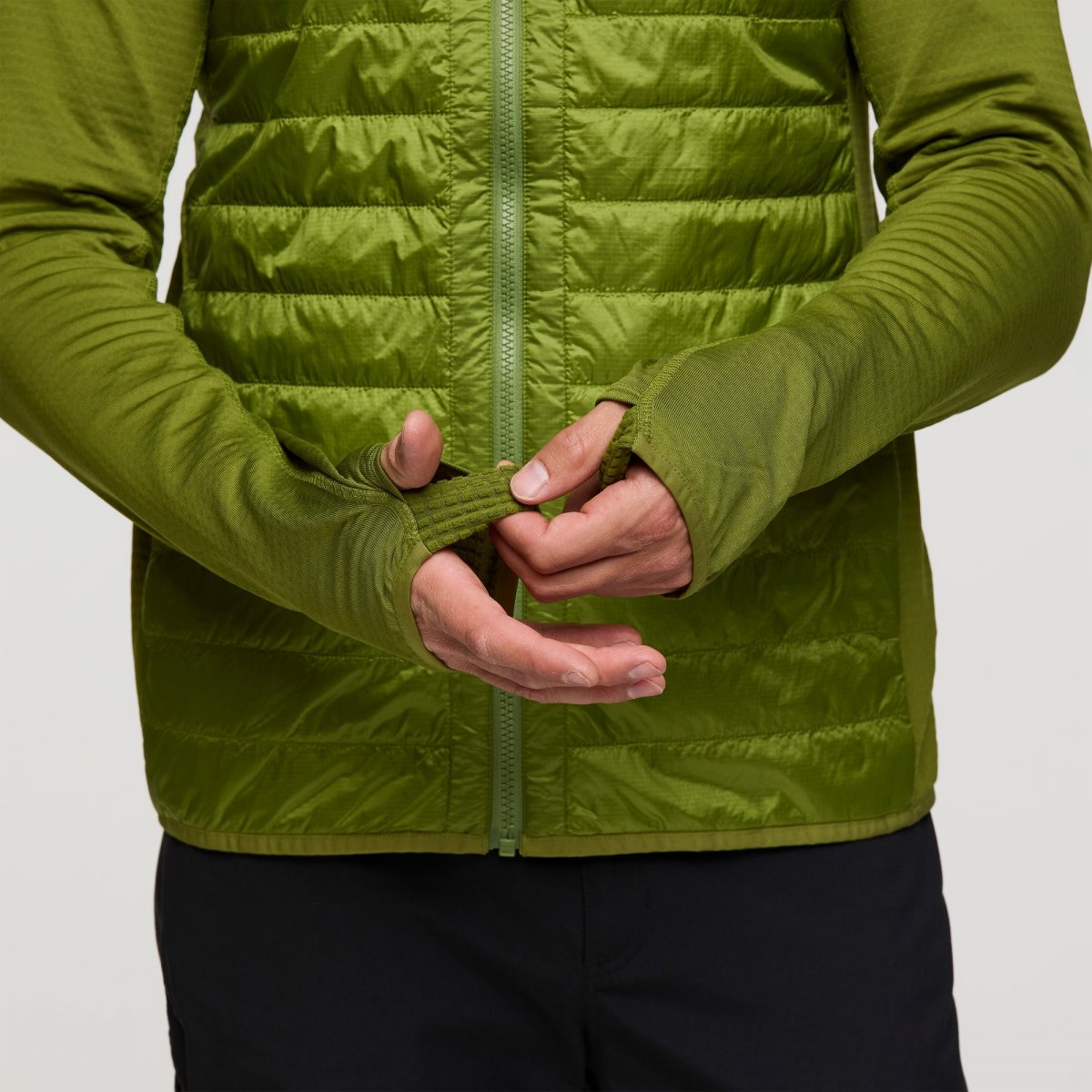 Capa Hybrid Insulated Hooded Jacket Man