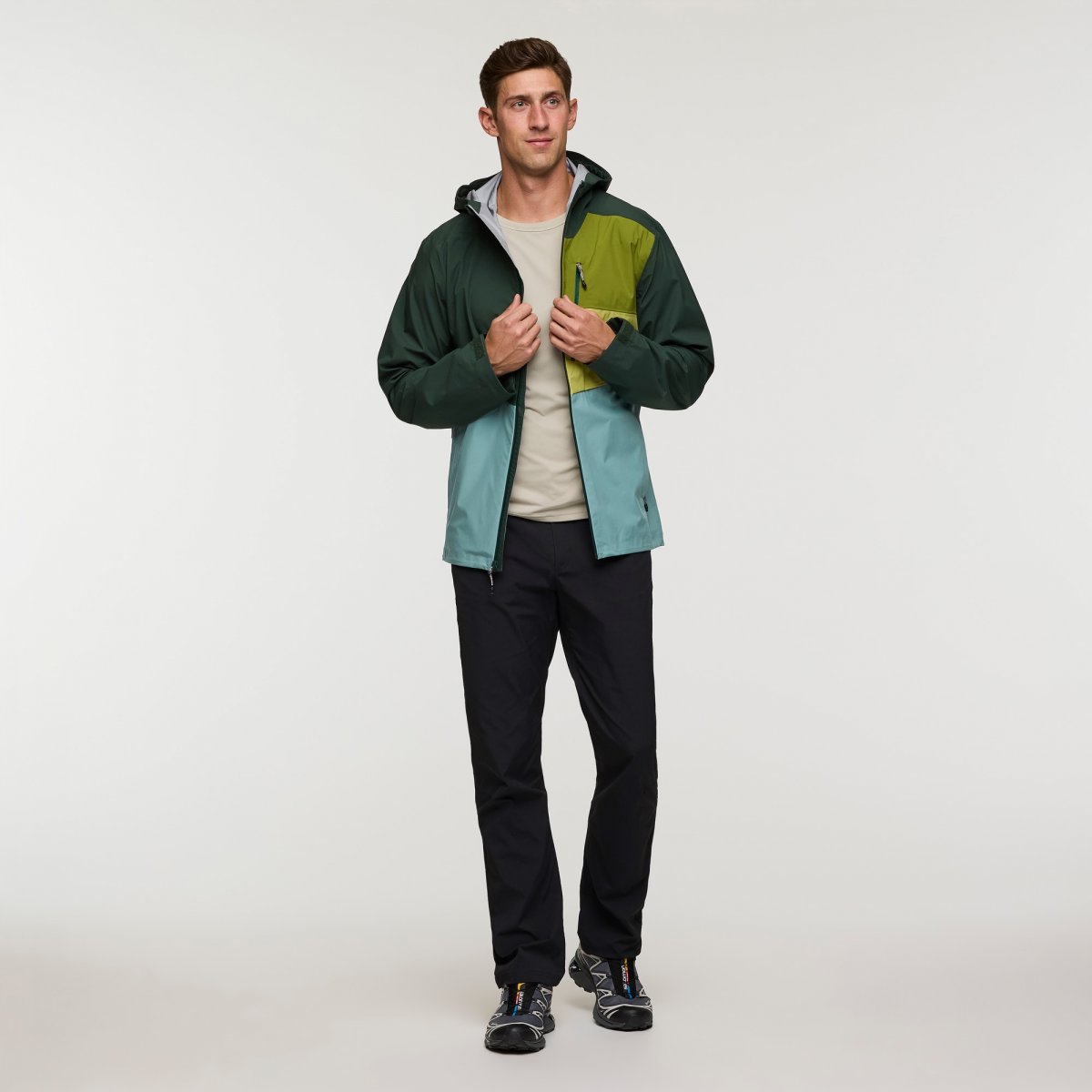 Impermeo 3L Hooded Shell Jacket Man