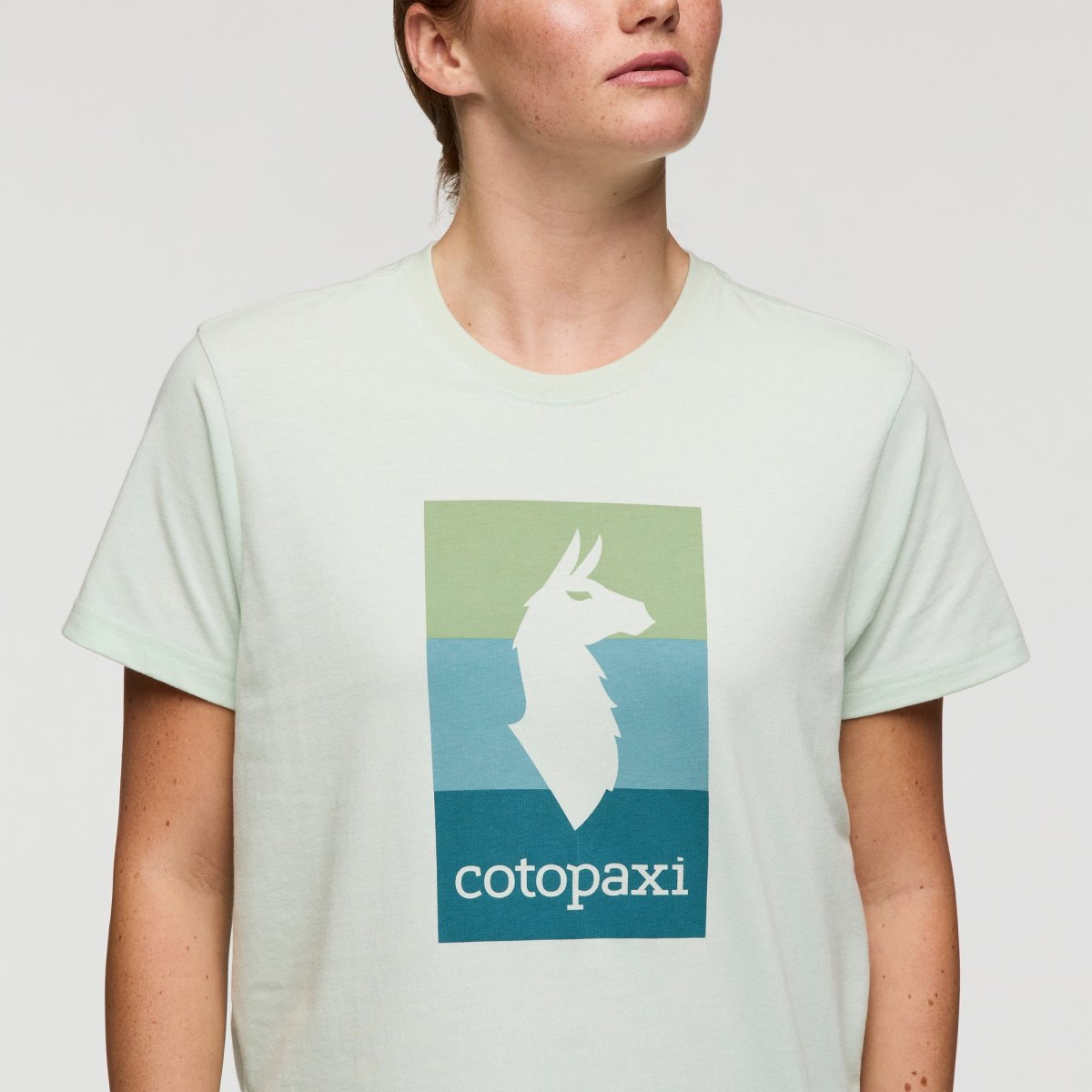 Llama Block T-Shirt Woman
