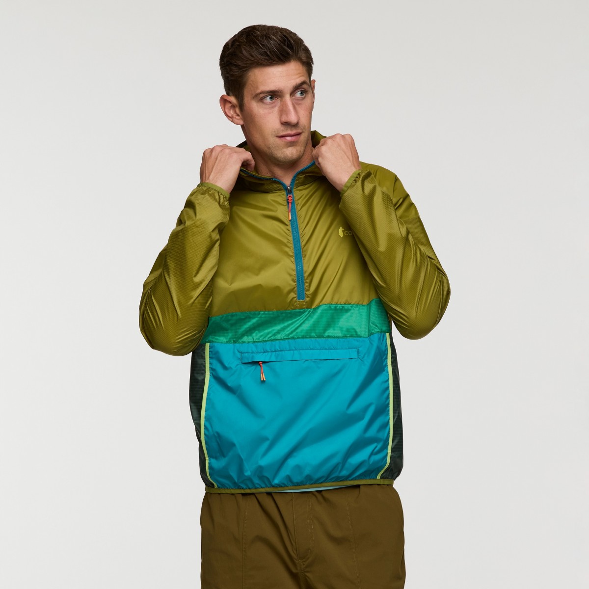 Teca Half-Zip Windbreaker Man