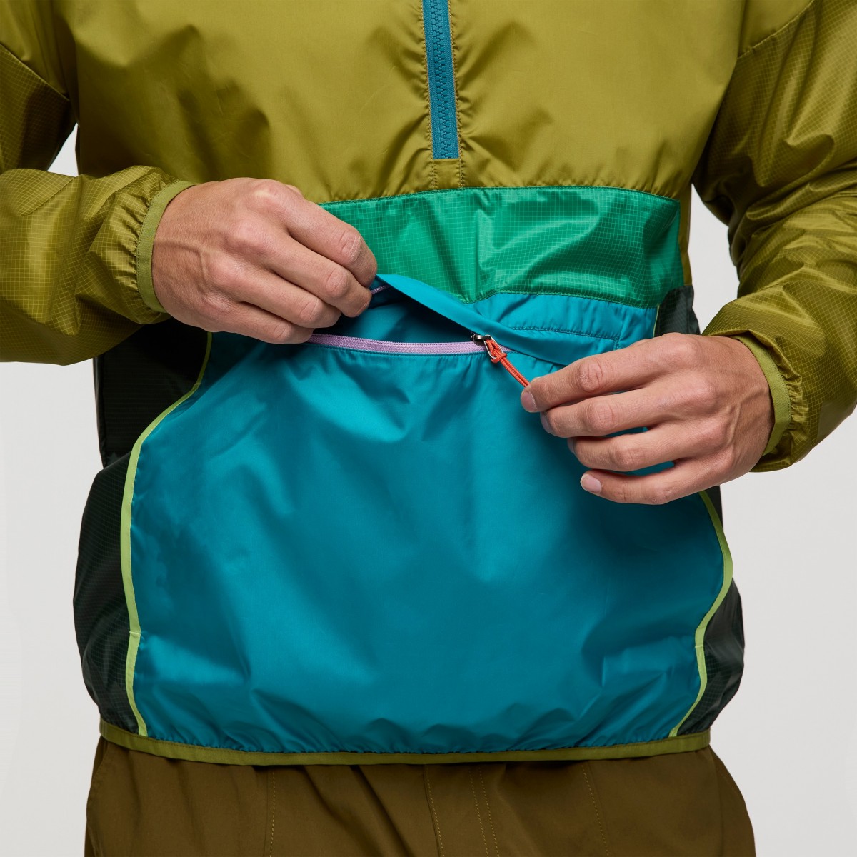 Teca Half-Zip Windbreaker Man