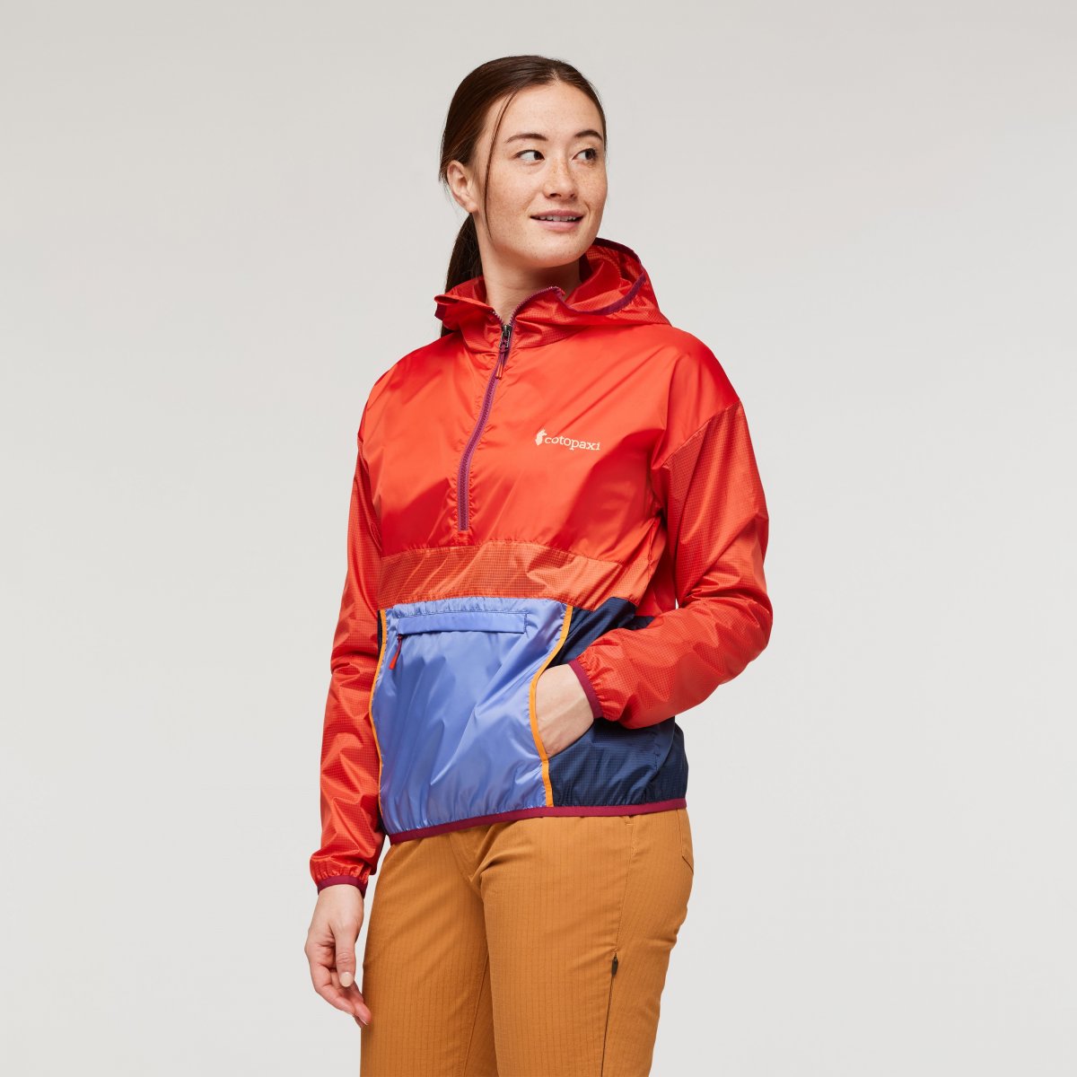 Teca Half-Zip Windbreaker Woman