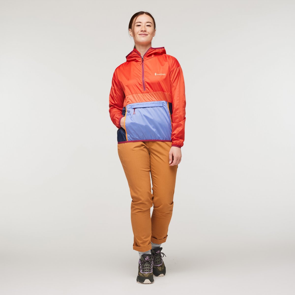 Teca Half-Zip Windbreaker Woman