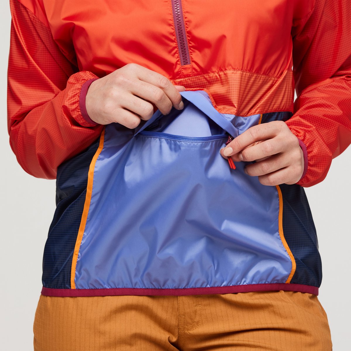 Teca Half-Zip Windbreaker Woman