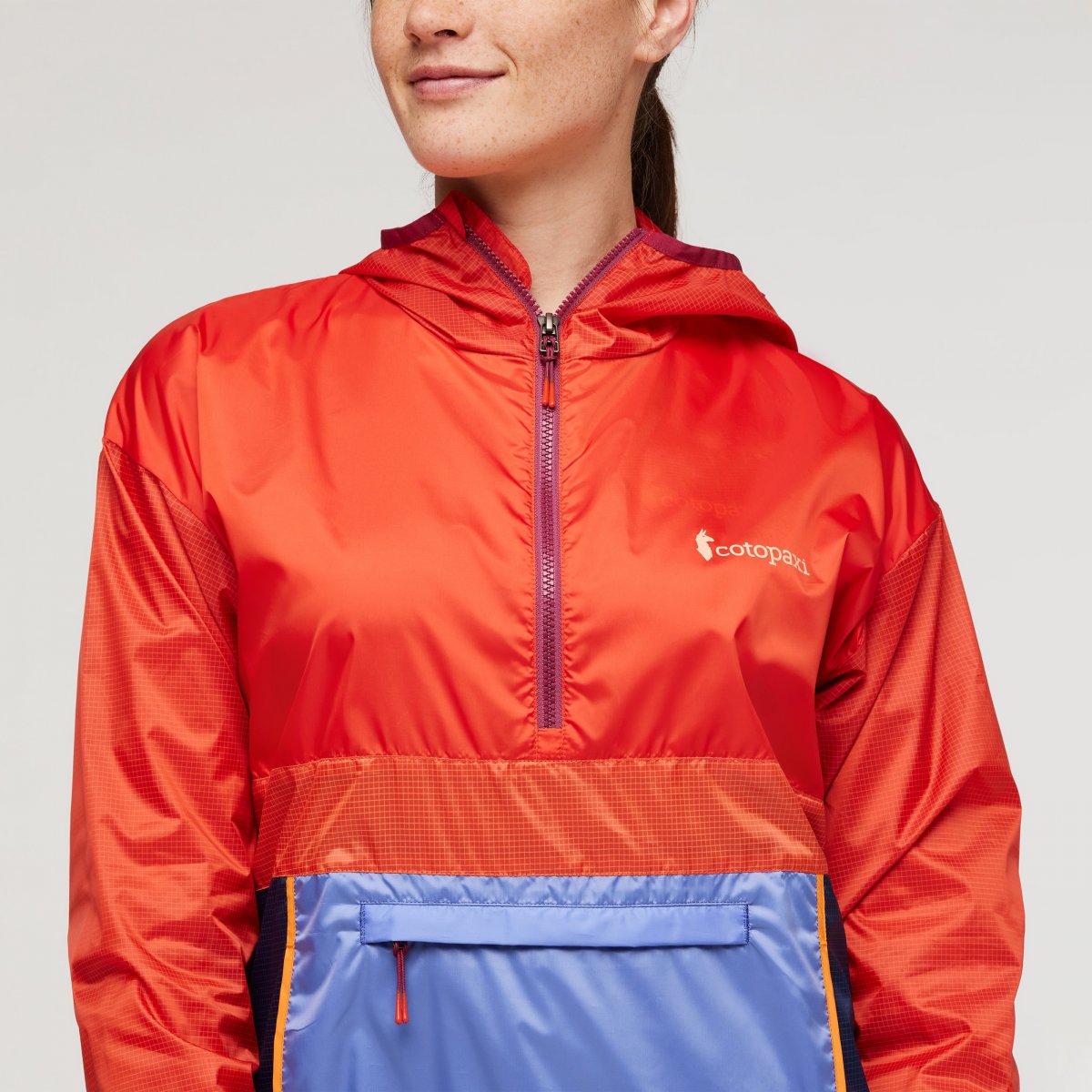 Teca Half-Zip Windbreaker Woman