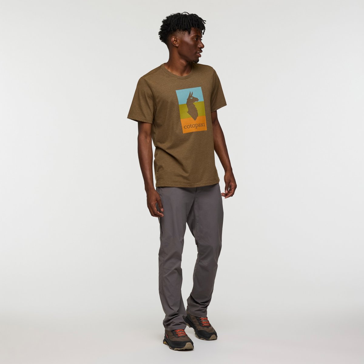 Llama Block T-Shirt Man