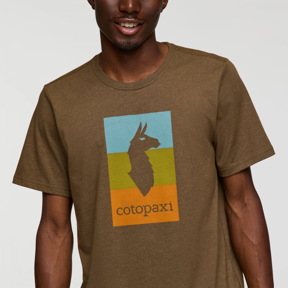 Llama Block T-Shirt Man