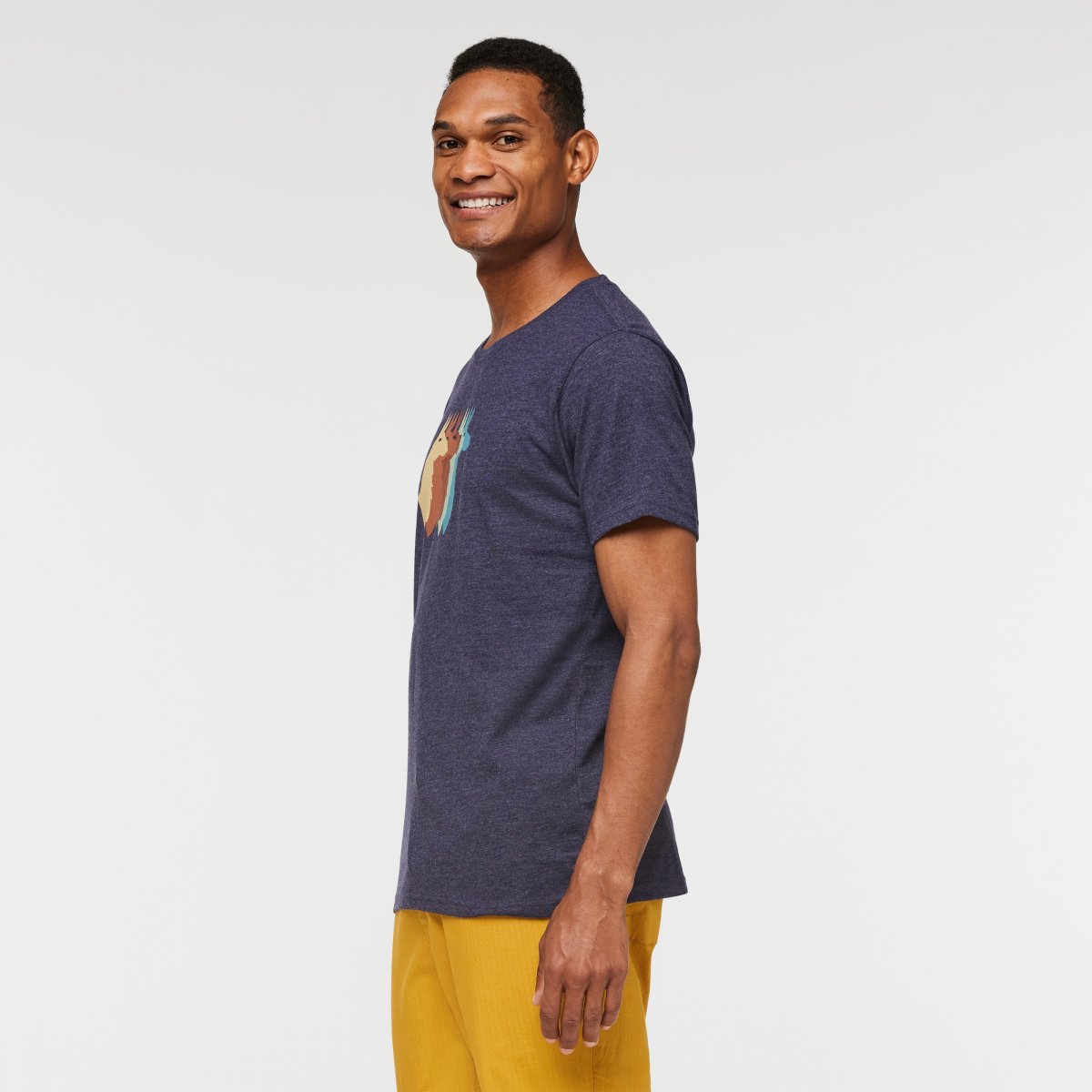 Llama Sequence Organic T-Shirt Man