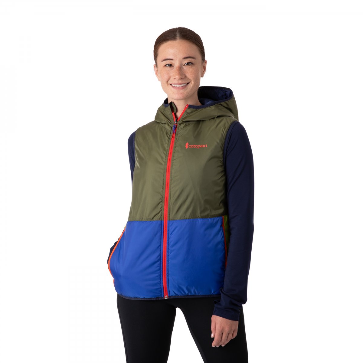 Teca Calido Hooded Vest Woman