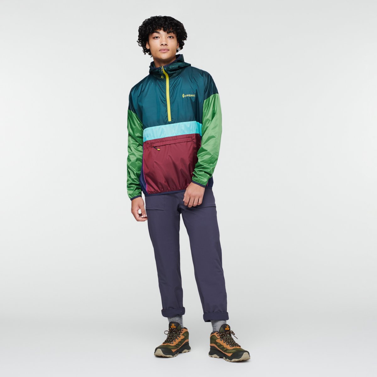 Teca Half-Zip Windbreaker Man