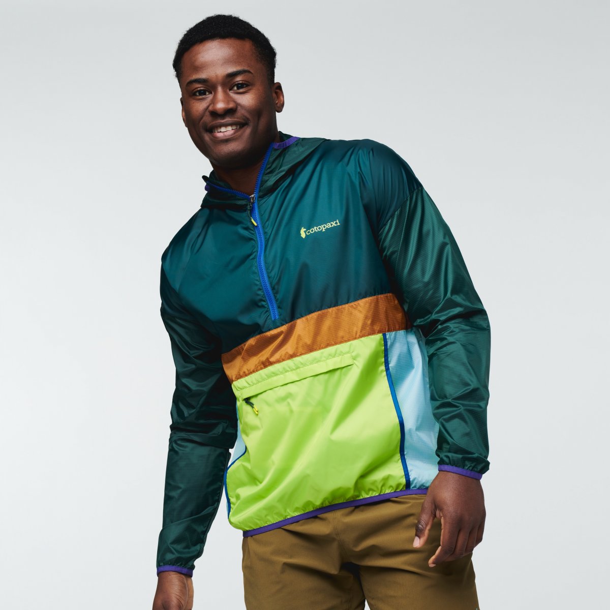 Teca Half-Zip Windbreaker Man