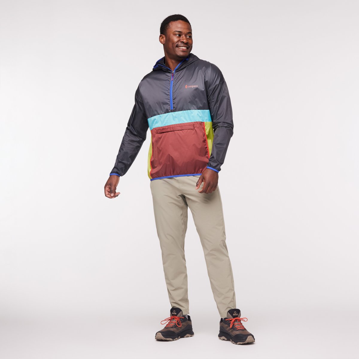 Teca Half-Zip Windbreaker Man