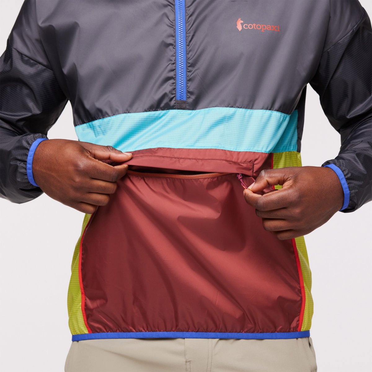 Teca Half-Zip Windbreaker Man
