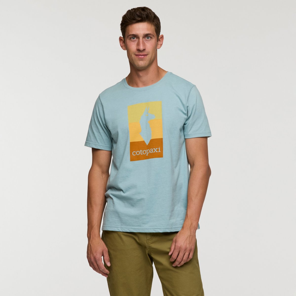 Llama Block T-Shirt Man