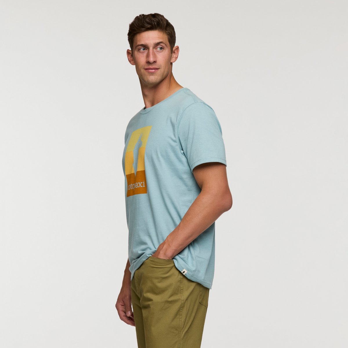 Llama Block T-Shirt Man