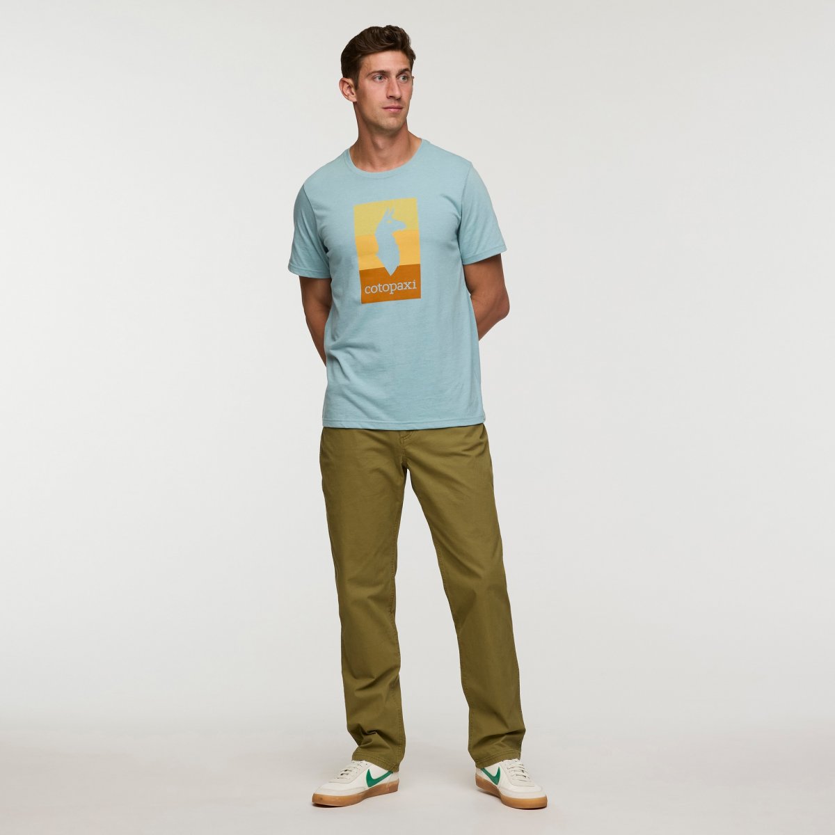 Llama Block T-Shirt Man