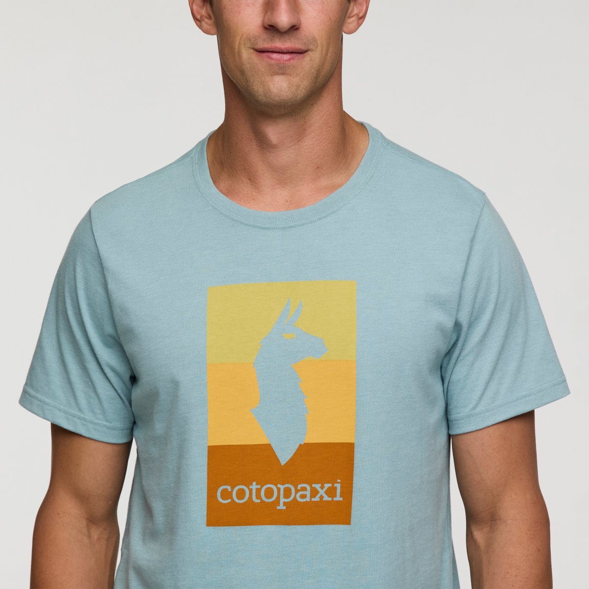 Llama Block T-Shirt Man