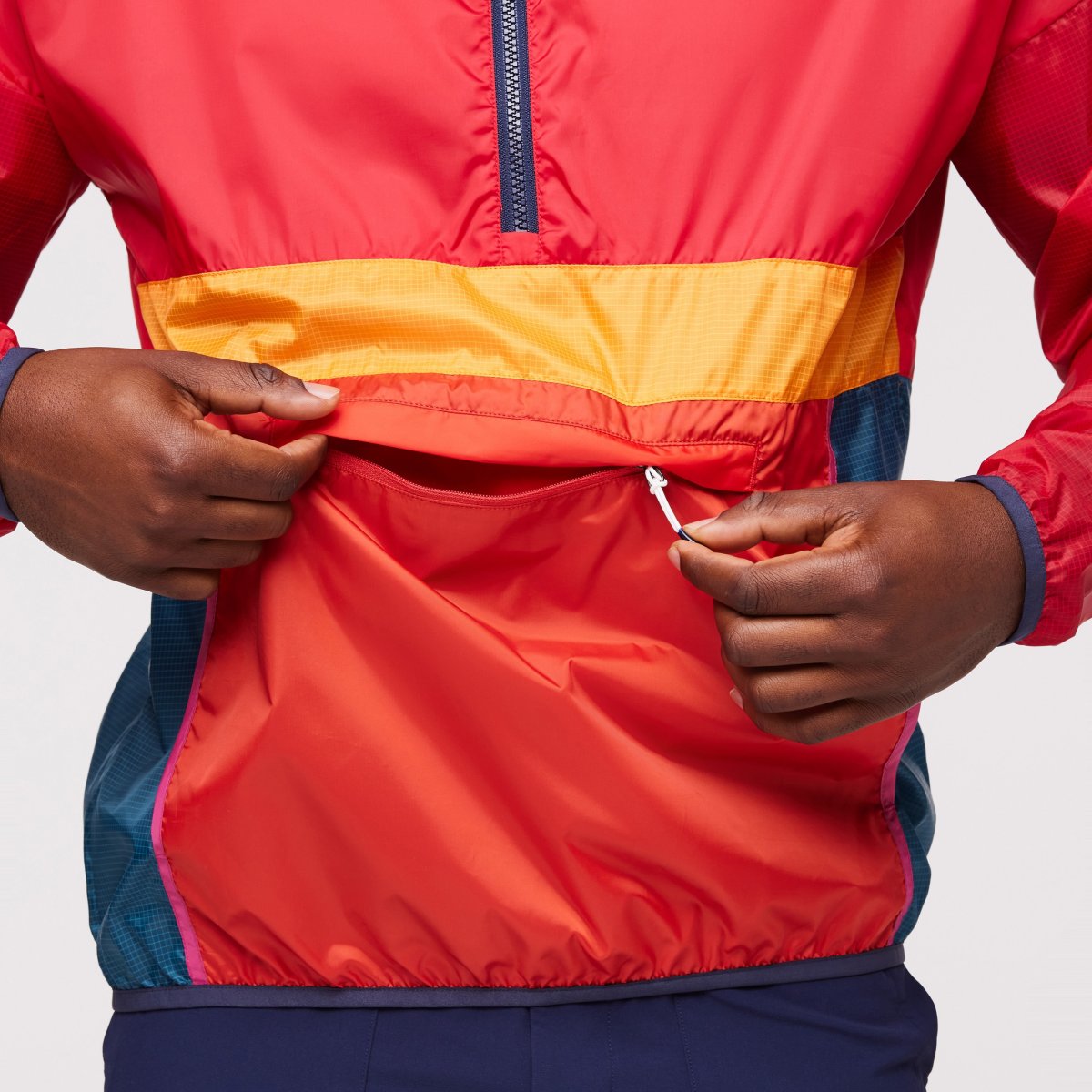 Teca Half-Zip Windbreaker Man