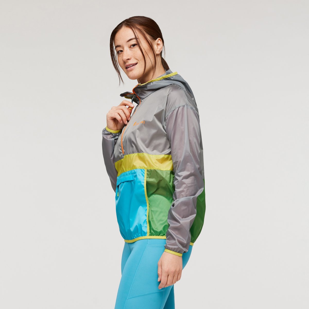 Teca Half-Zip Windbreaker Woman