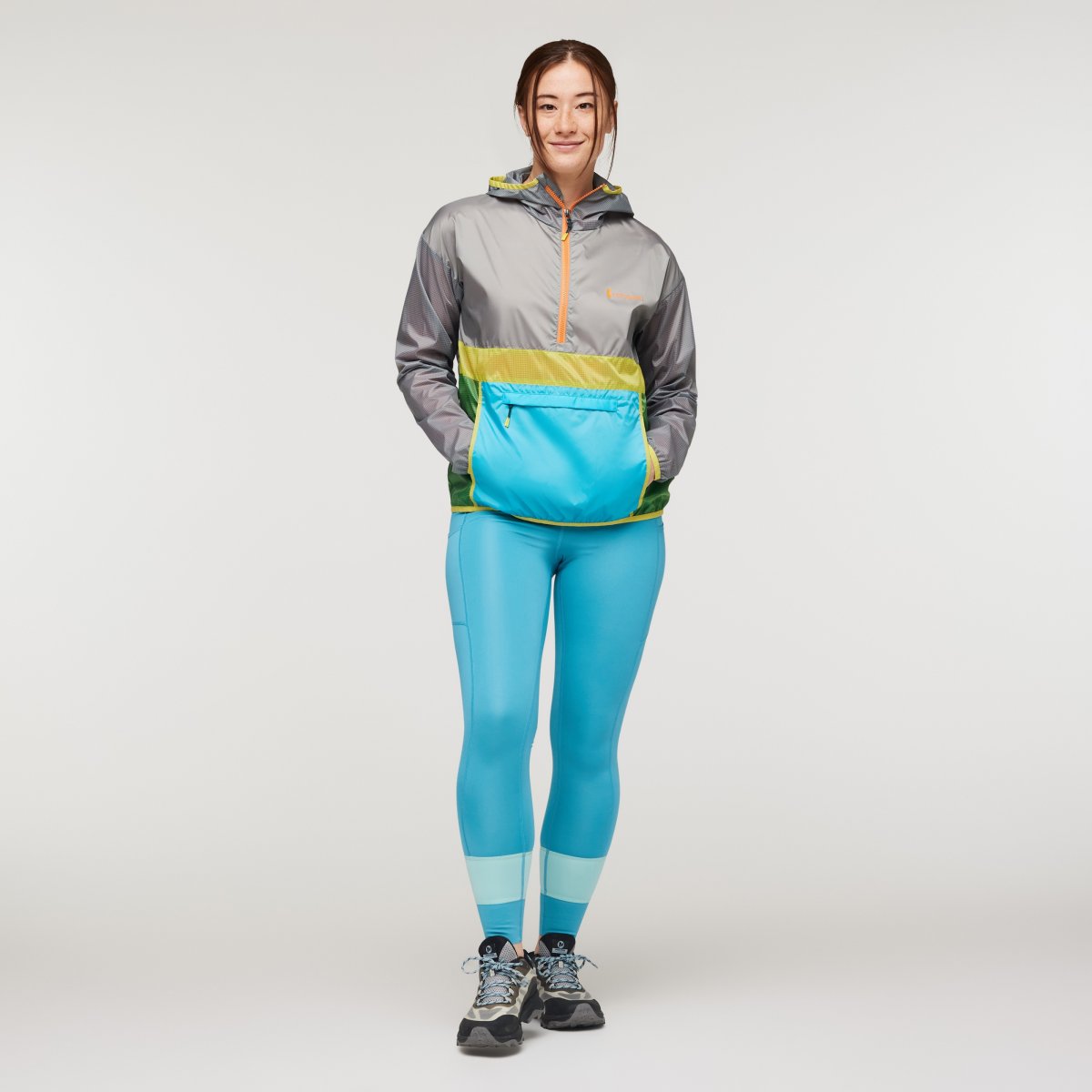 Teca Half-Zip Windbreaker Woman