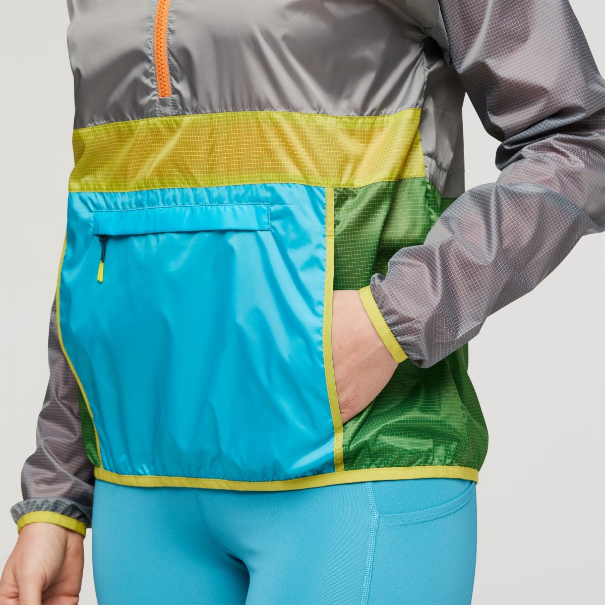Teca Half-Zip Windbreaker Woman