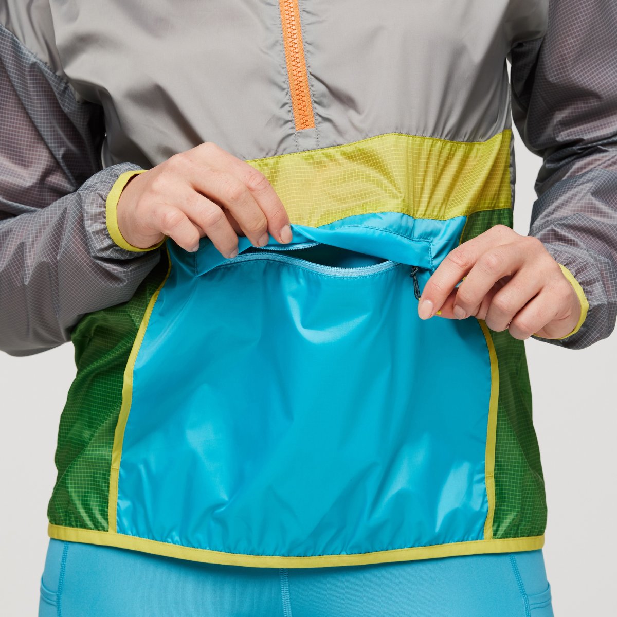 Teca Half-Zip Windbreaker Woman