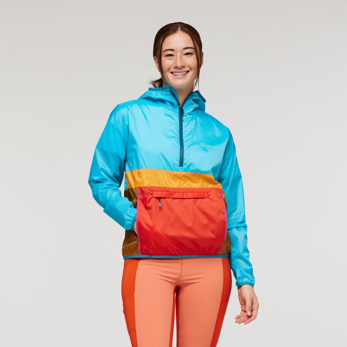 Teca Half-Zip Windbreaker Woman