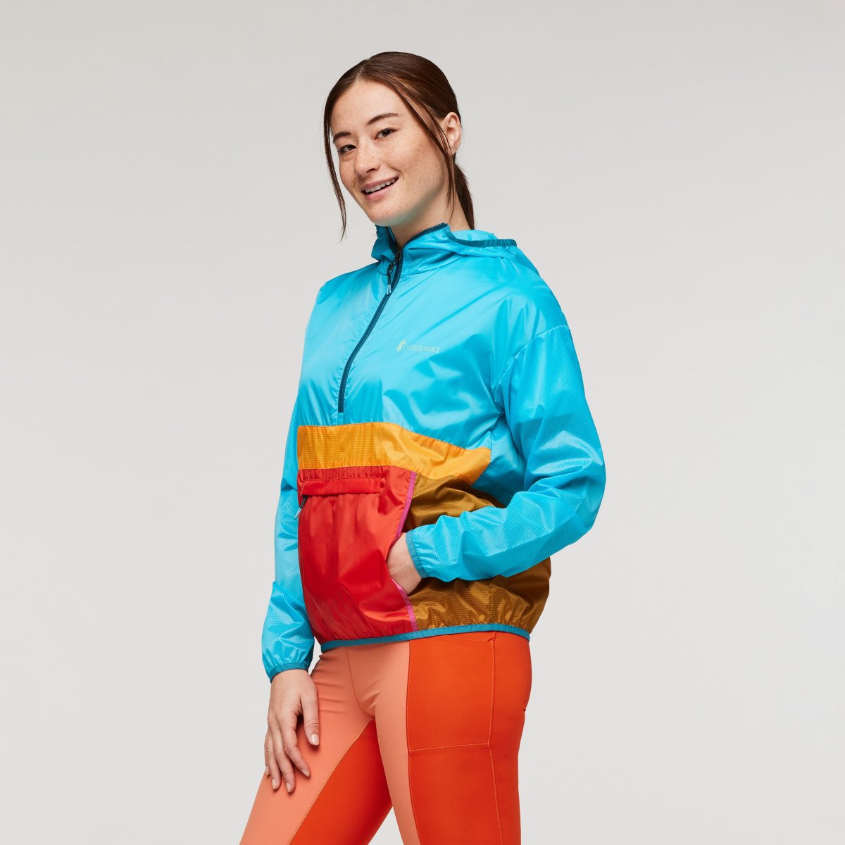 Teca Half-Zip Windbreaker Woman