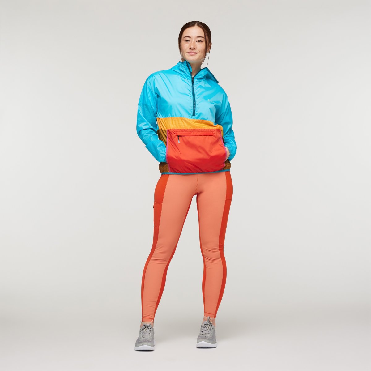 Teca Half-Zip Windbreaker Woman