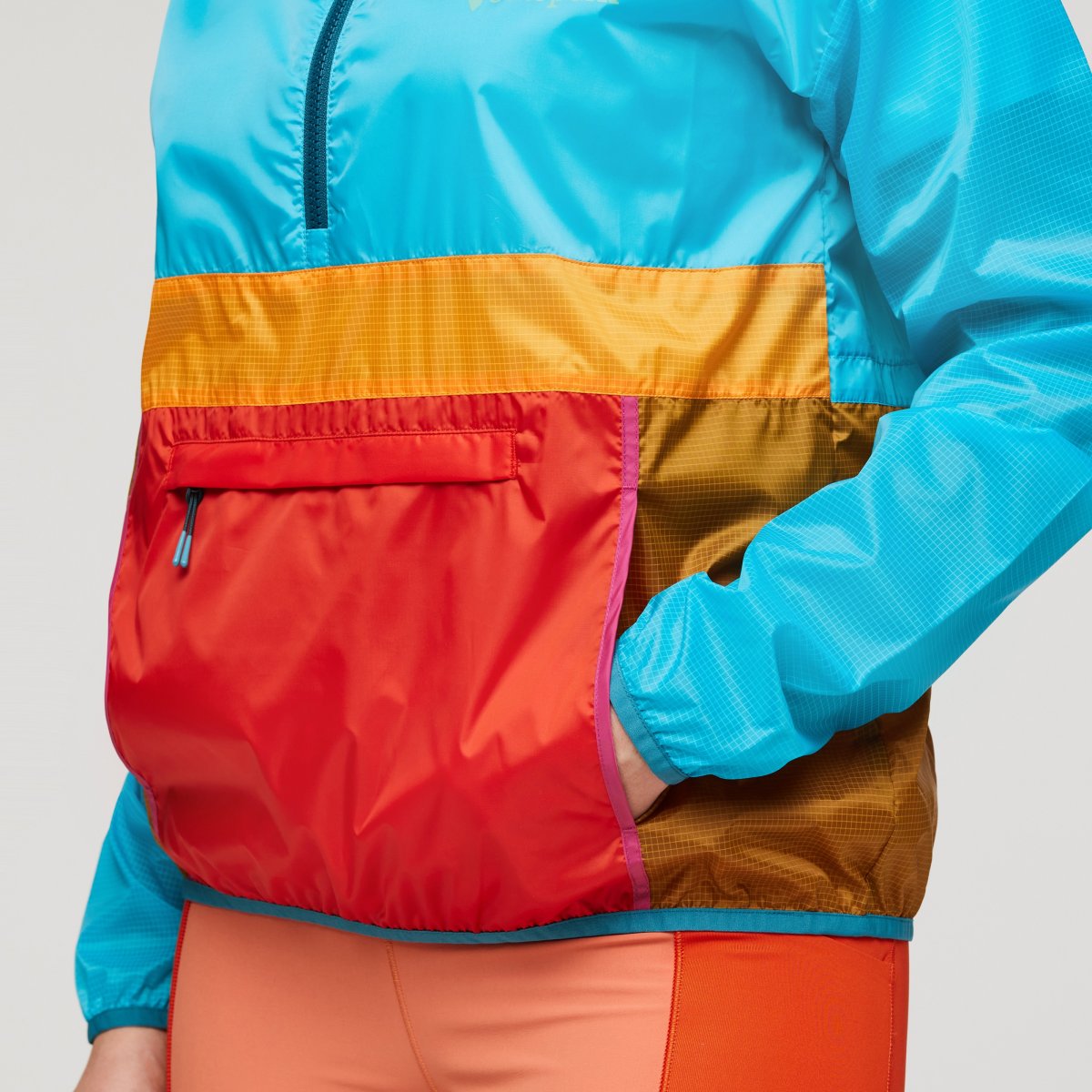 Teca Half-Zip Windbreaker Woman