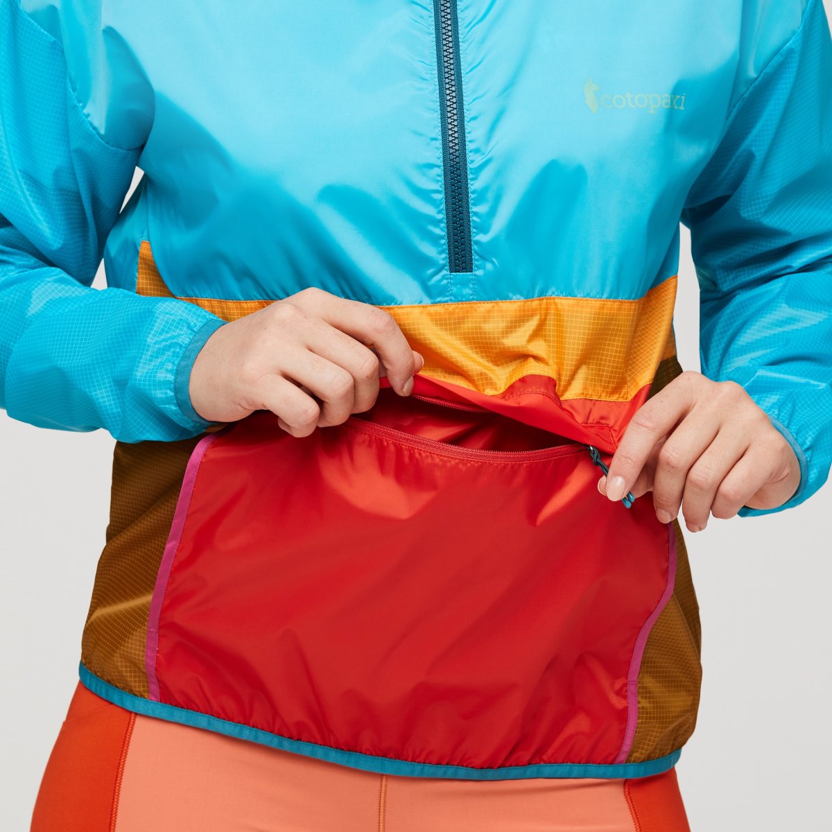 Teca Half-Zip Windbreaker Woman