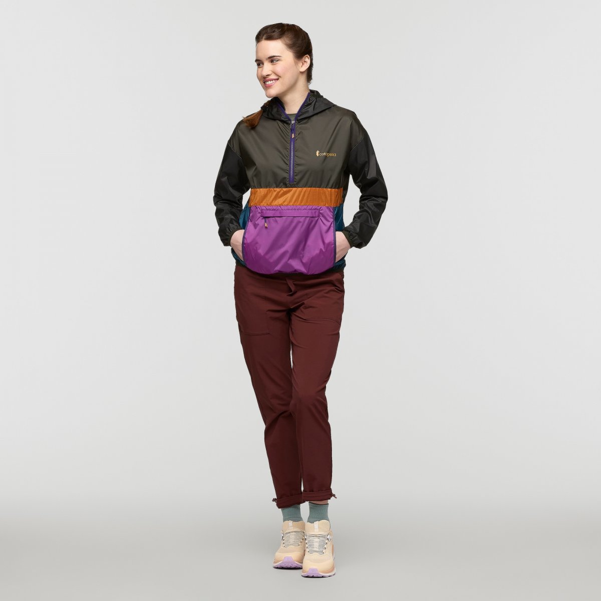 Teca Half-Zip Windbreaker Woman