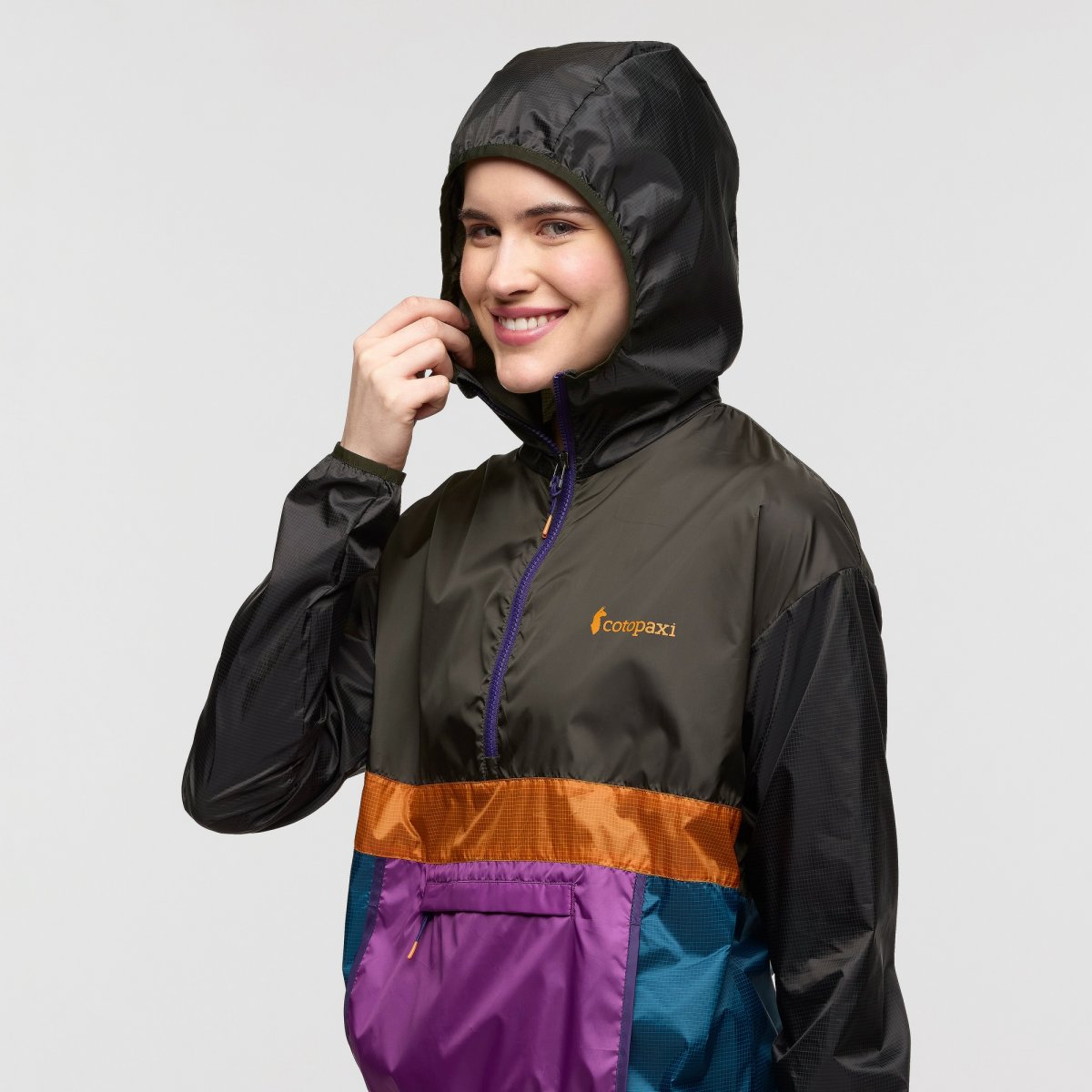 Teca Half-Zip Windbreaker Woman