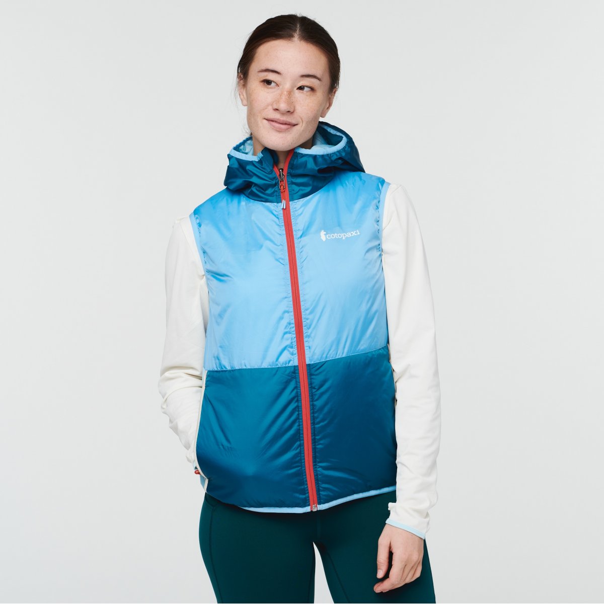 Teca Calido Hooded Vest Woman
