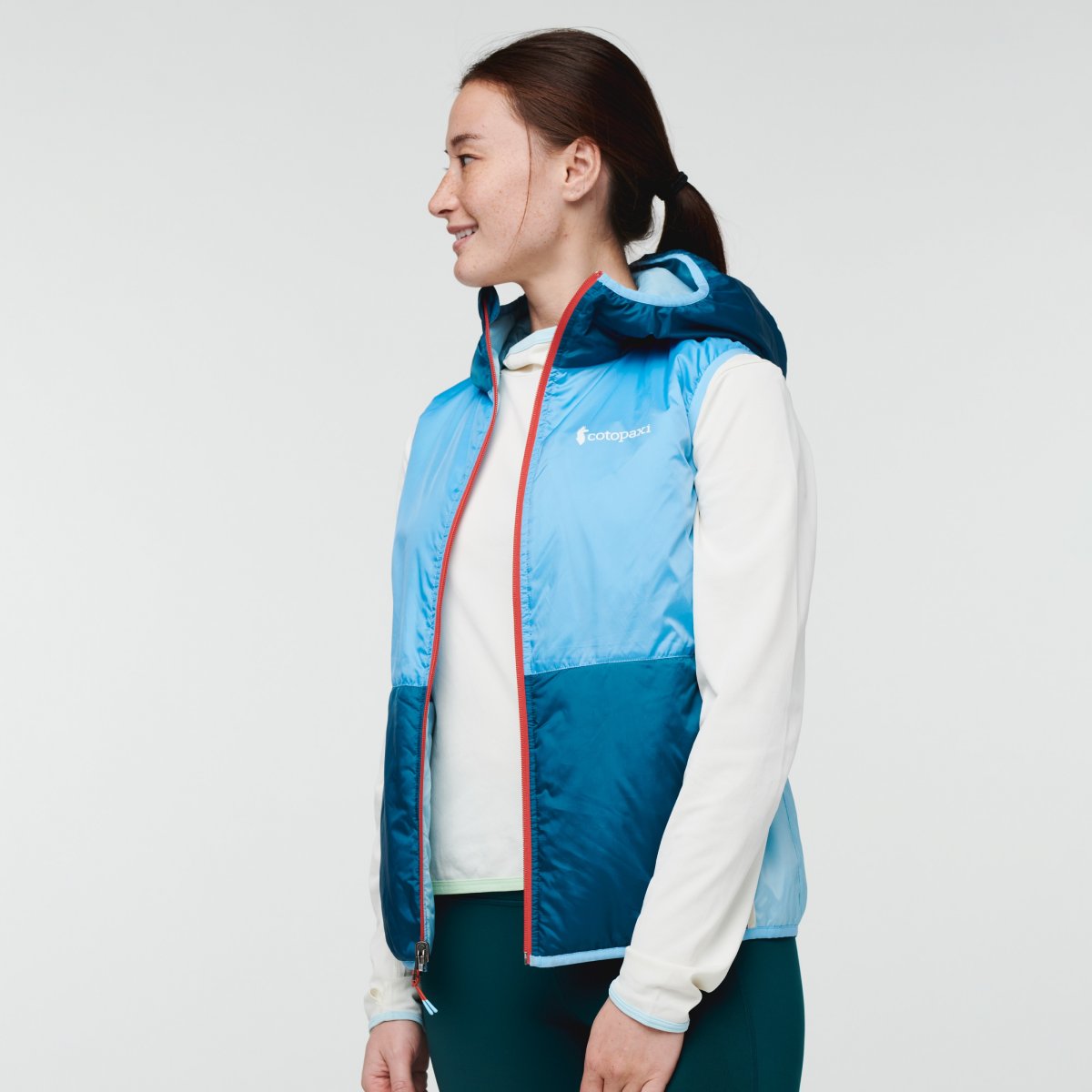 Teca Calido Hooded Vest Woman
