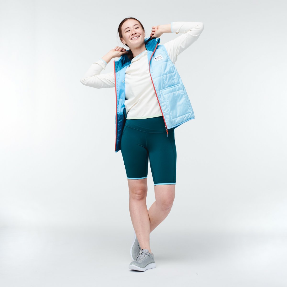 Teca Calido Hooded Vest Woman
