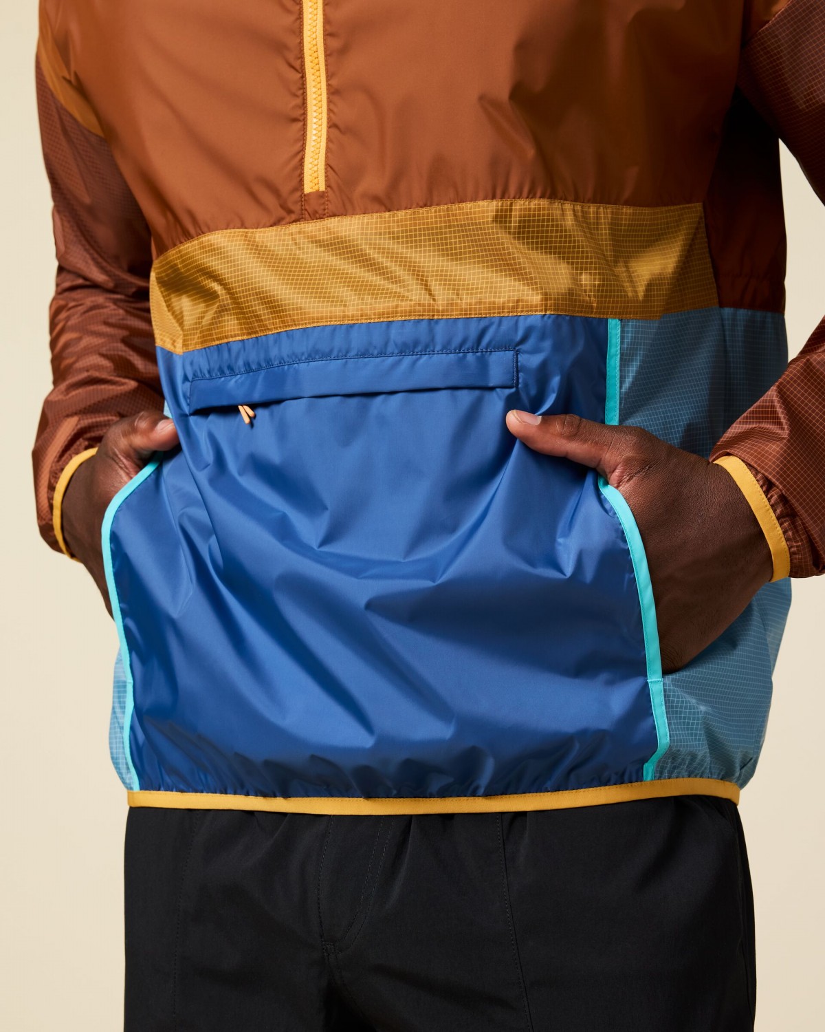 Teca Half-Zip Windbreaker Man