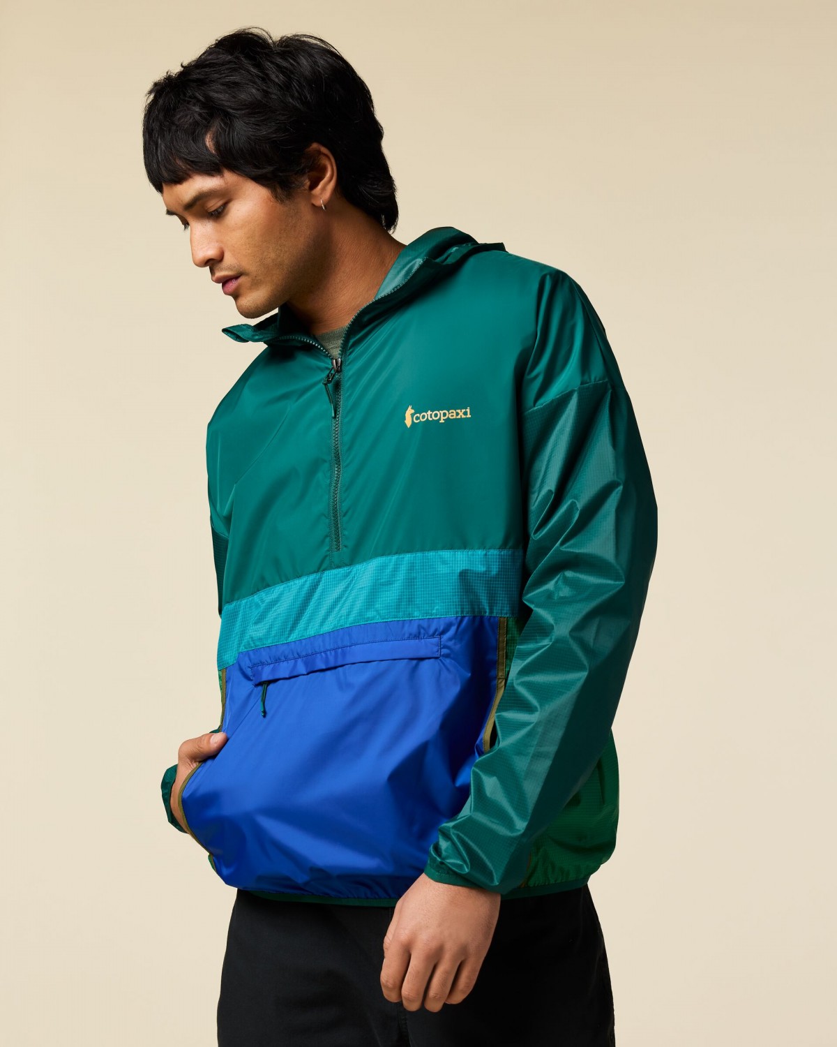 Teca Half-Zip Windbreaker Man